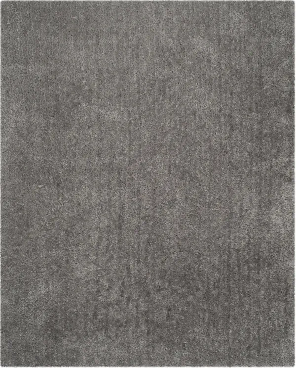POPCORN SHAG Silver 8'-6' X 12' Large Rectangle Rug