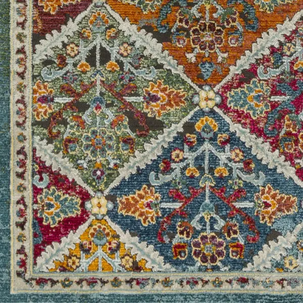 Herati HER-2304 2' x 2'11" Machine Woven Rug