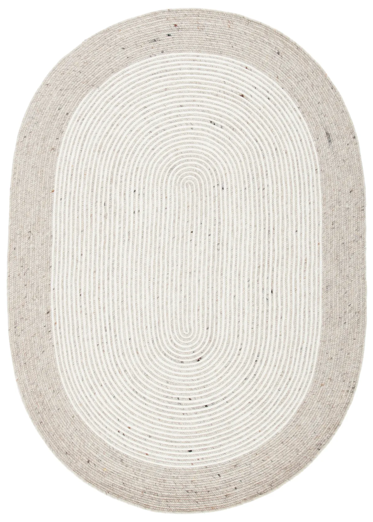 BRAIDED Hand Woven 10' x 14' Oval area rug