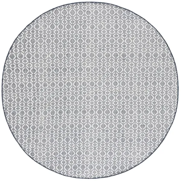 VERMONT 905 NAVY  6' x 6' Round Round Rug