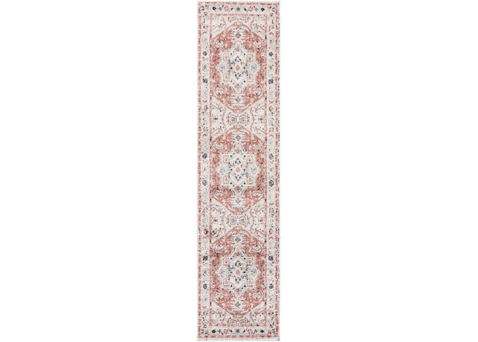 LUNA 100 Orange 2'-2' X 9' Runner Rug