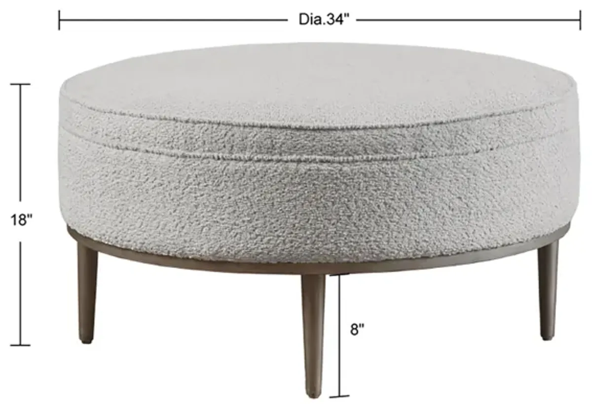 Madison Park Harriet Cocktail Ottoman 