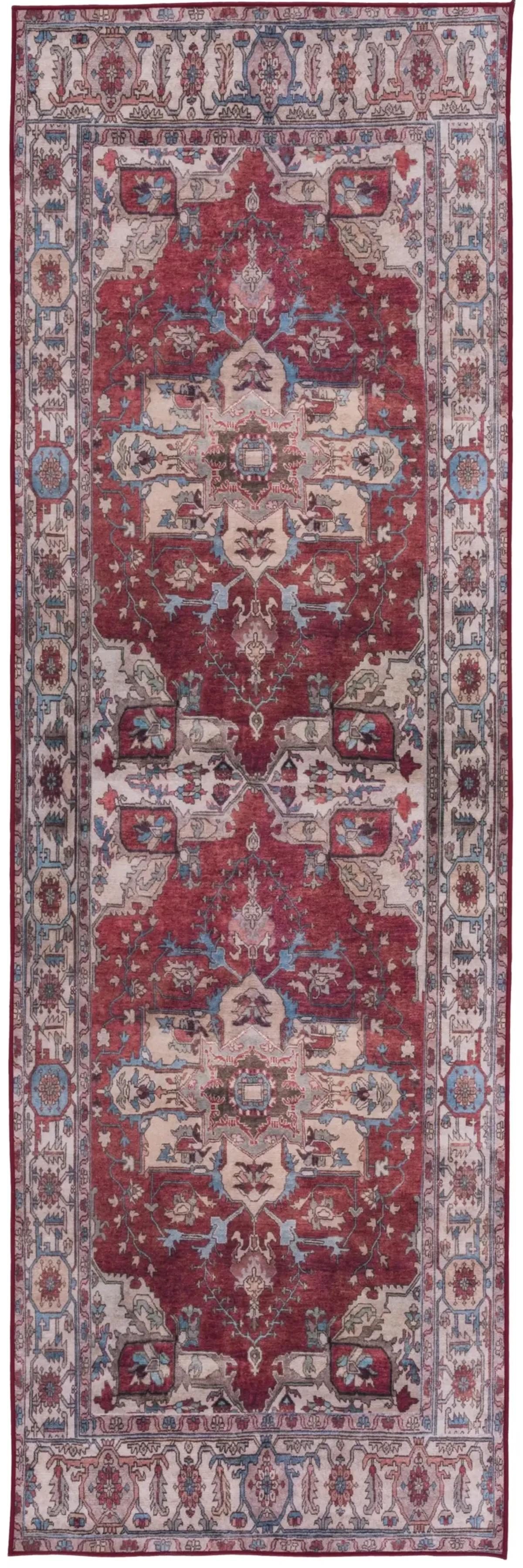 TUCSON 106 M/W S/R RED  2'-6' x 16' Runner Rug