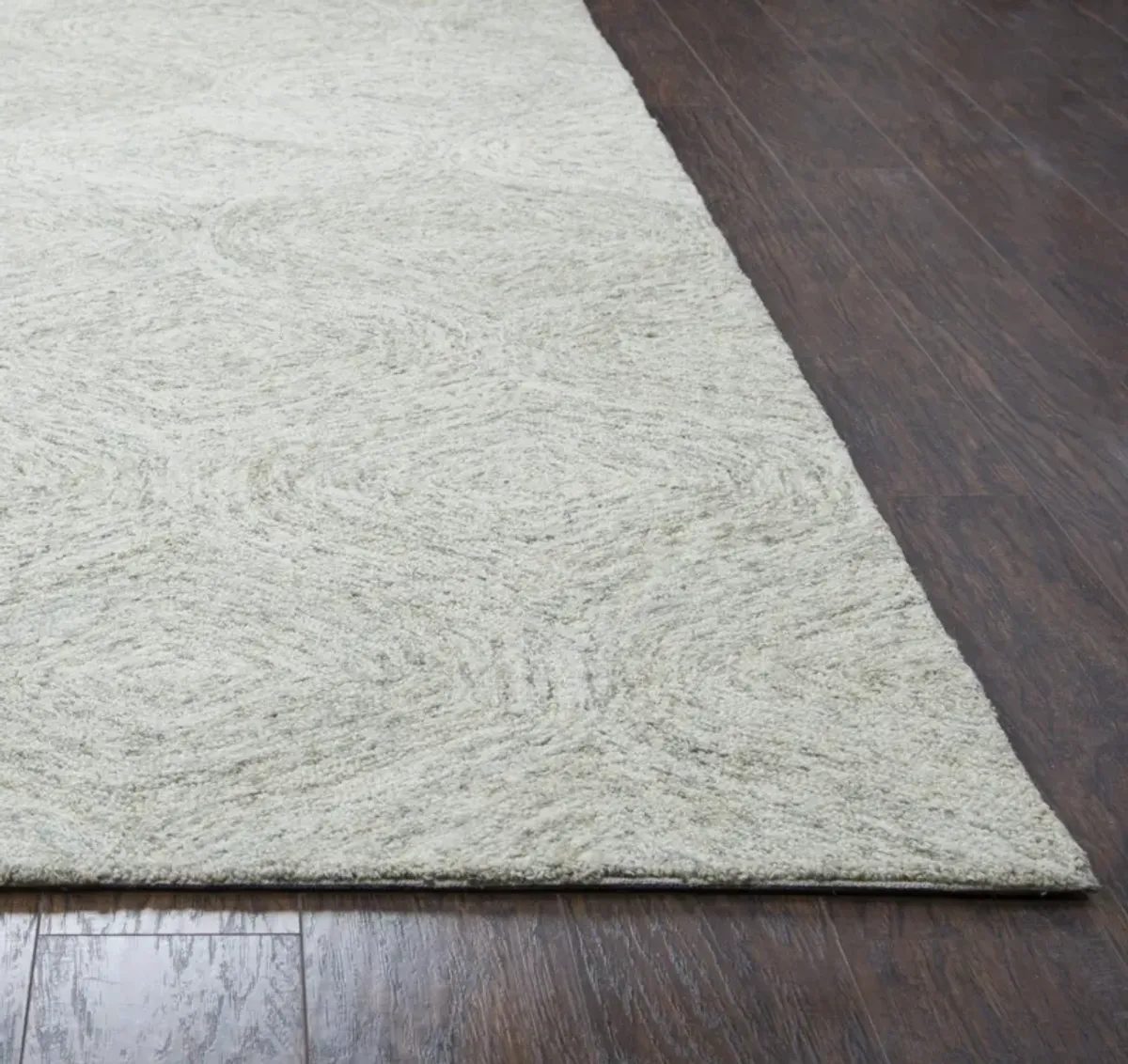 Brindleton Beige Tweed Wool 5' x 8' Rectangle Rug