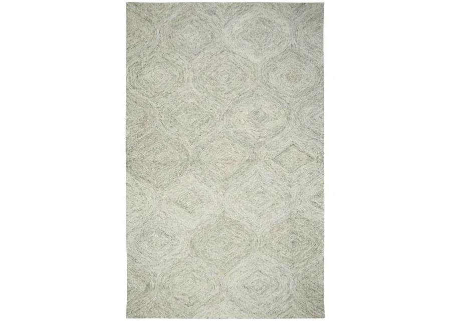 Brindleton Beige Tweed Wool 5' x 8' Rectangle Rug