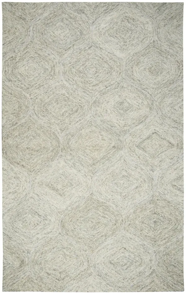 Brindleton Beige Tweed Wool 5' x 8' Rectangle Rug
