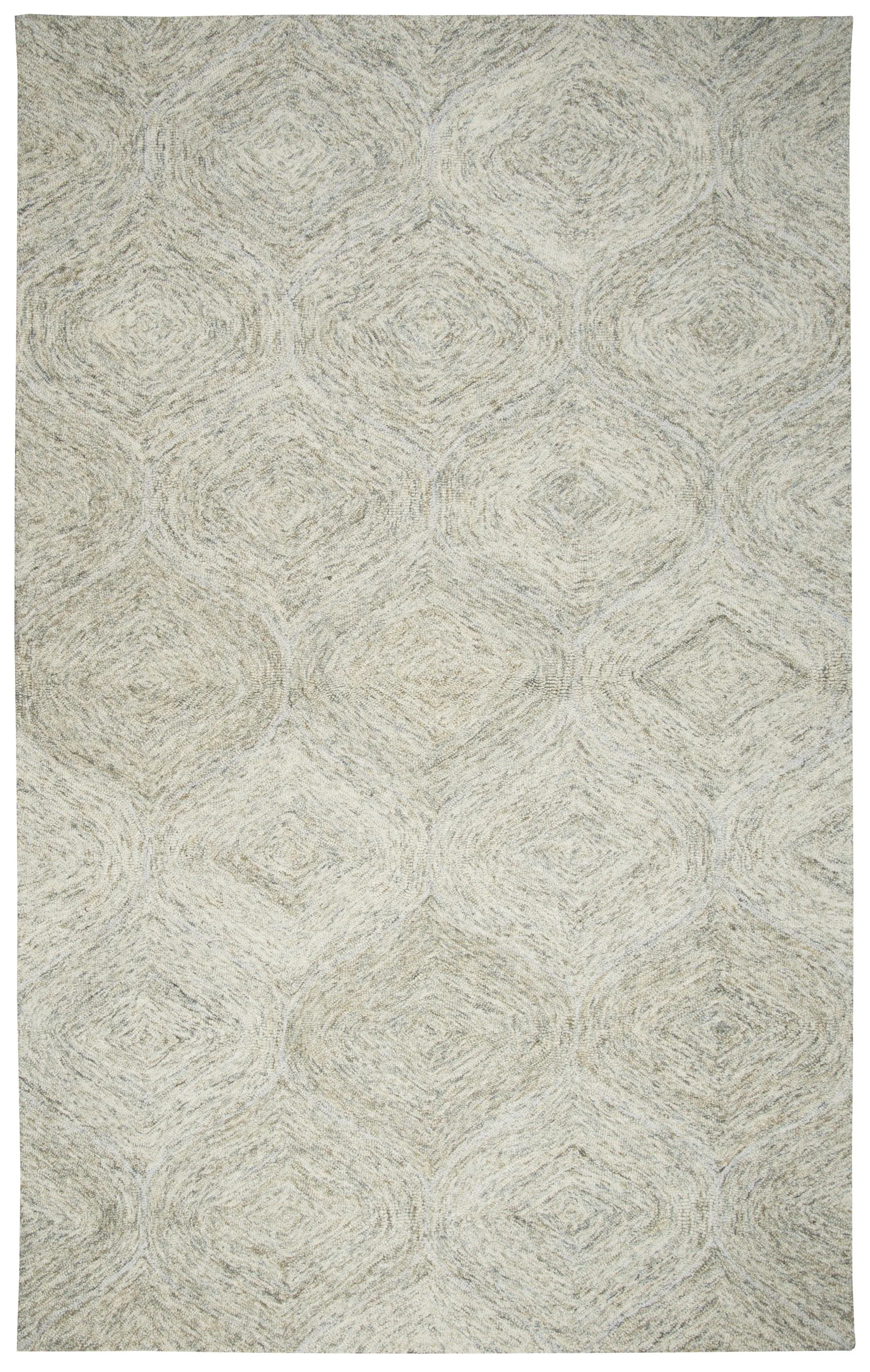 Brindleton Beige Tweed Wool 5' x 8' Rectangle Rug