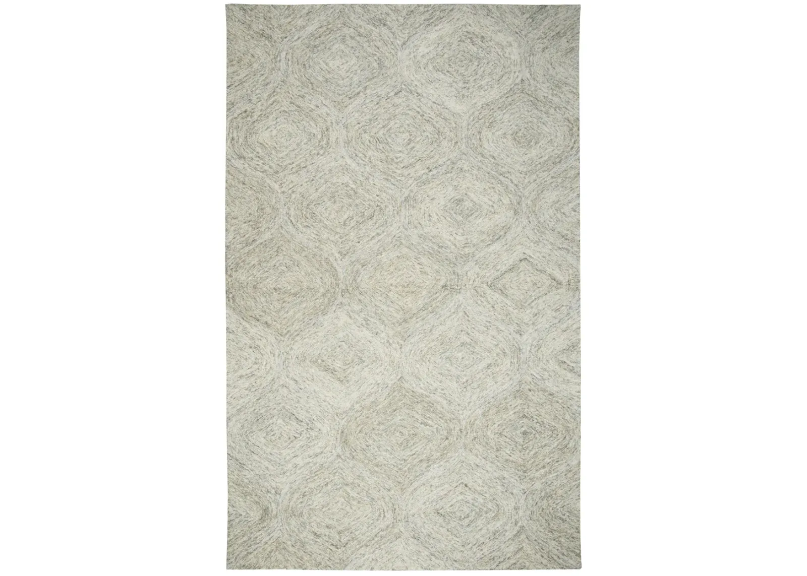 Brindleton Beige Tweed Wool 5' x 8' Rectangle Rug