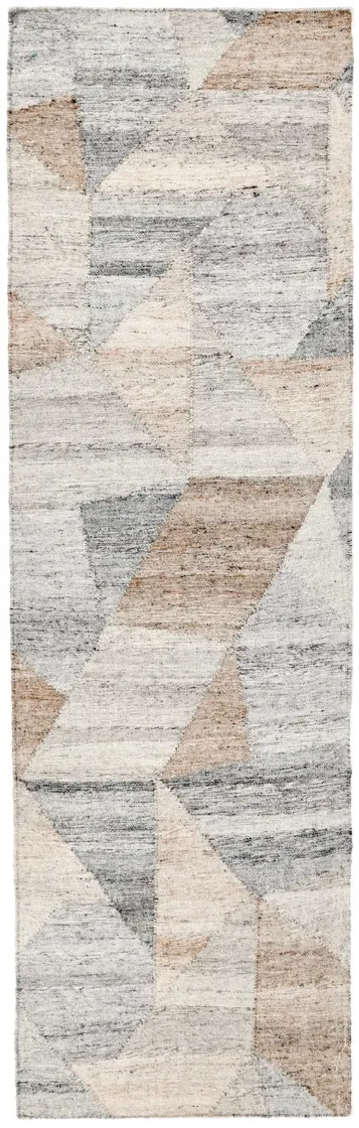 Tawas 2.6'x8' Indoor Outdoor Handwoven Multicolor Abstract Accent Rug