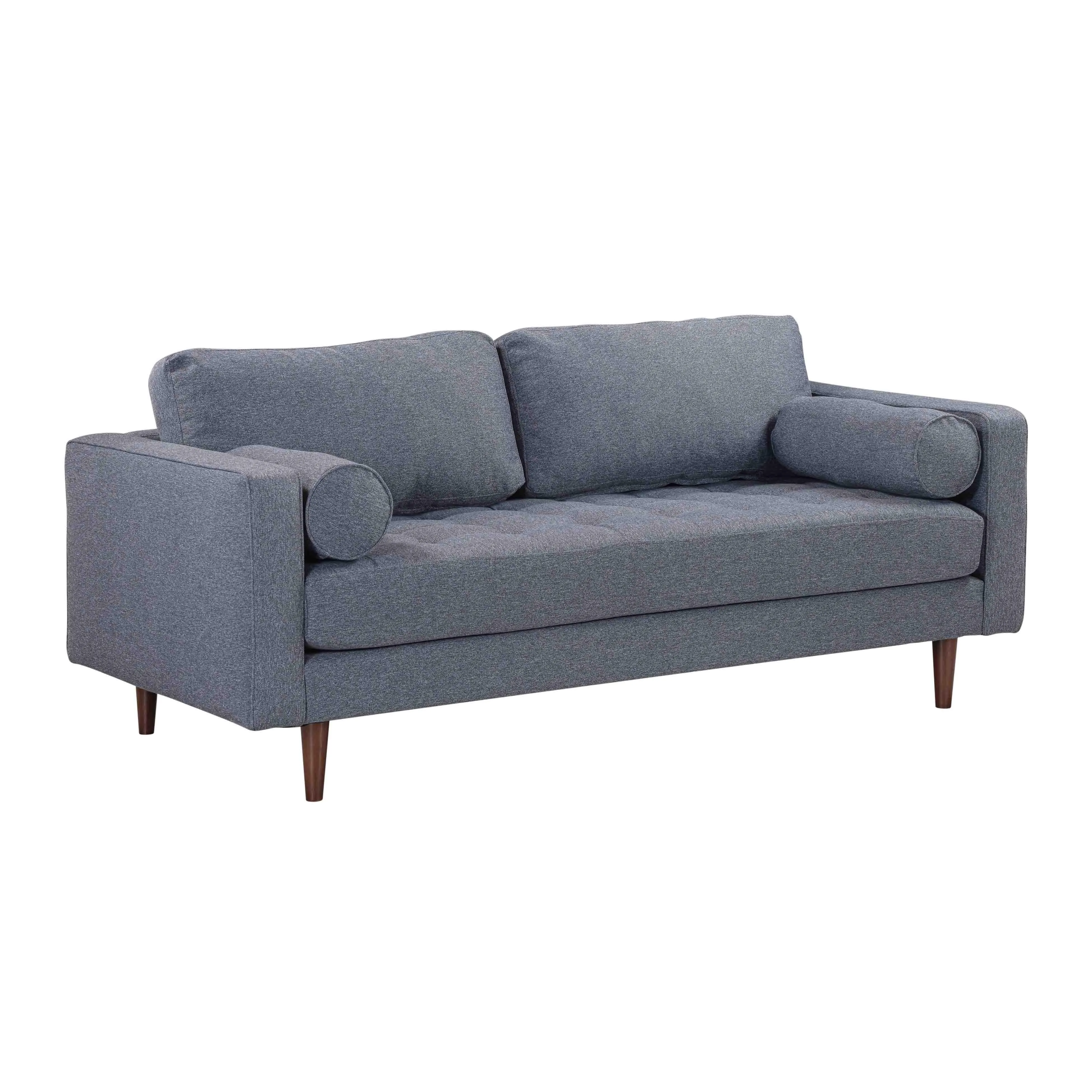 Cave Navy Tweed Loveseat