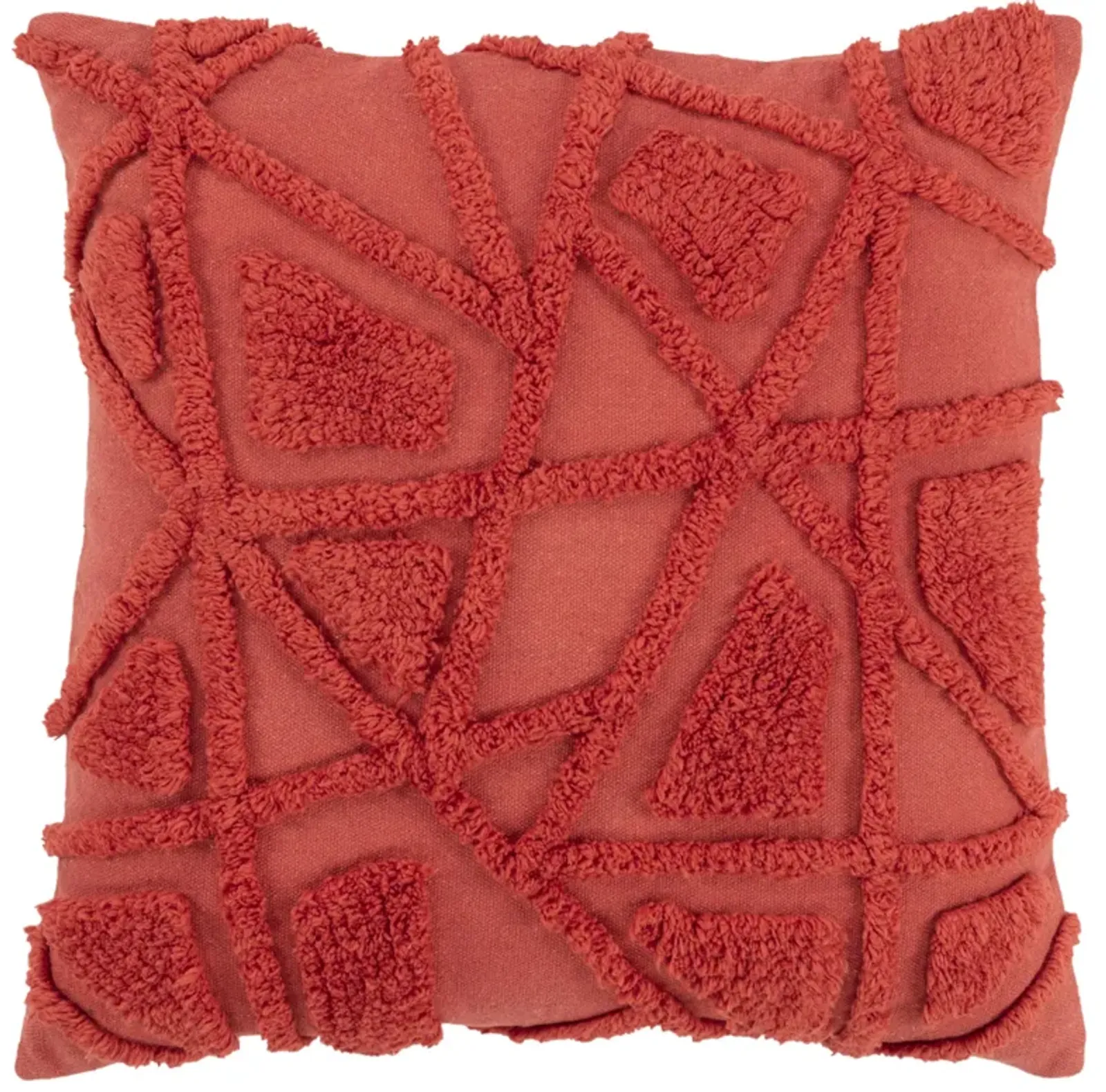 Geometric Coral  Pillow