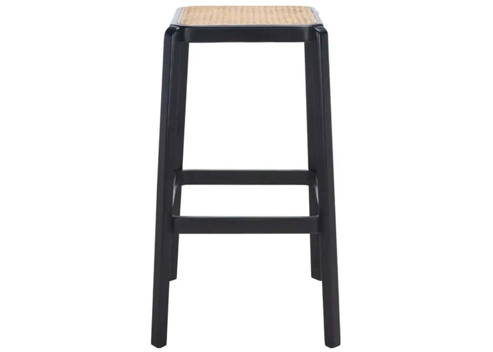 SILUS BACKLESS CANE BAR STOOL