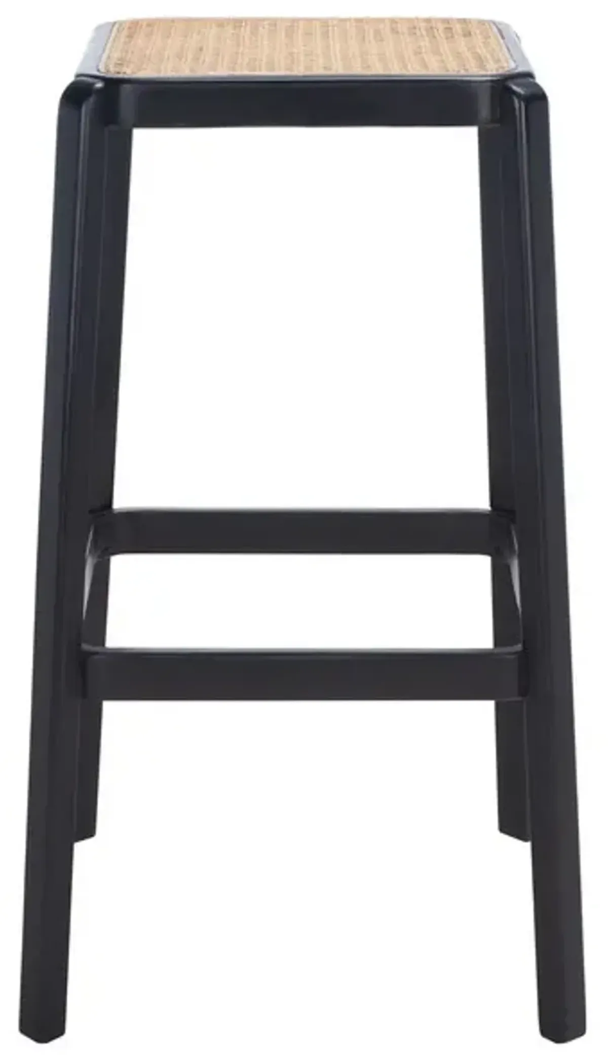 SILUS BACKLESS CANE BAR STOOL