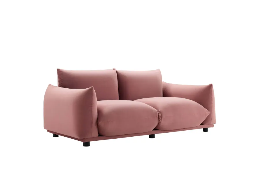 Copious Performance Velvet Loveseat