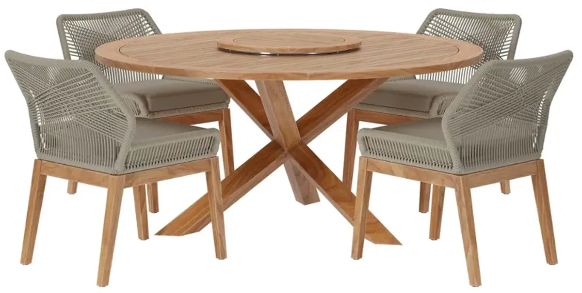 Wellspring 5-Piece Outdoor Patio Dining Set