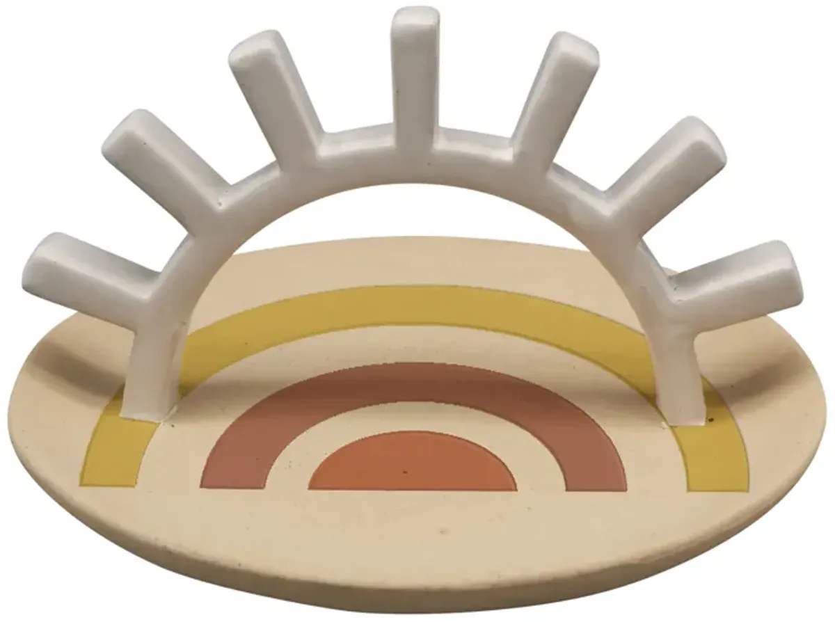 Cer, 6" Sunshine Trinket Tray, Multi