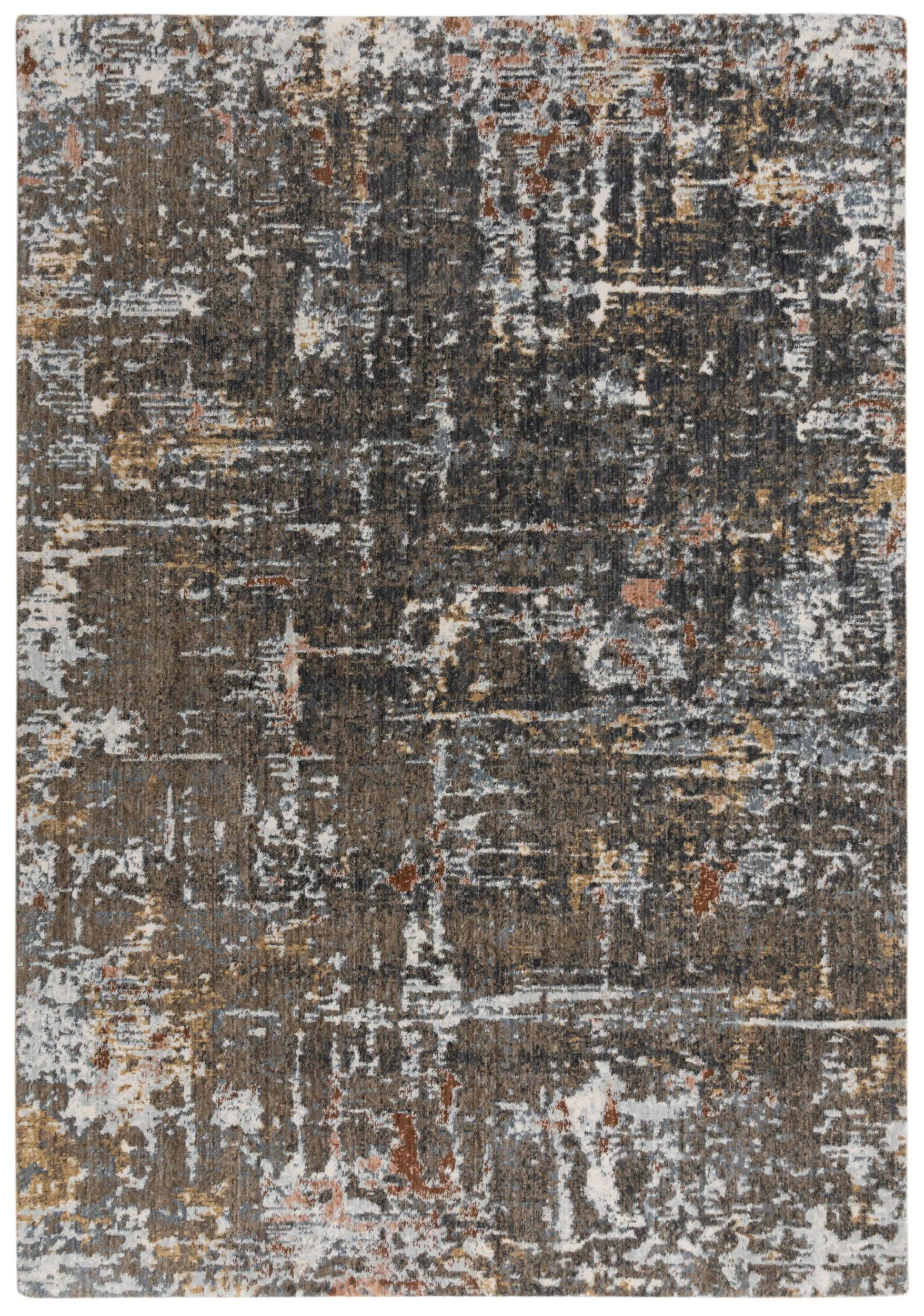 Jasper Multi Abstract Recycled Polyester 5'2" x 7'9" Rectangle Rug