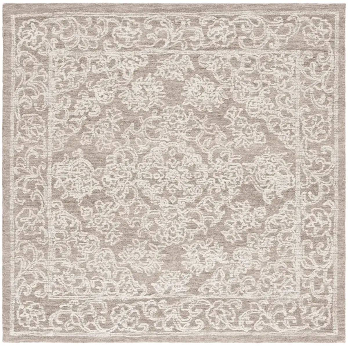 EBONY Hand Tufted 6' x 6' Square area rug