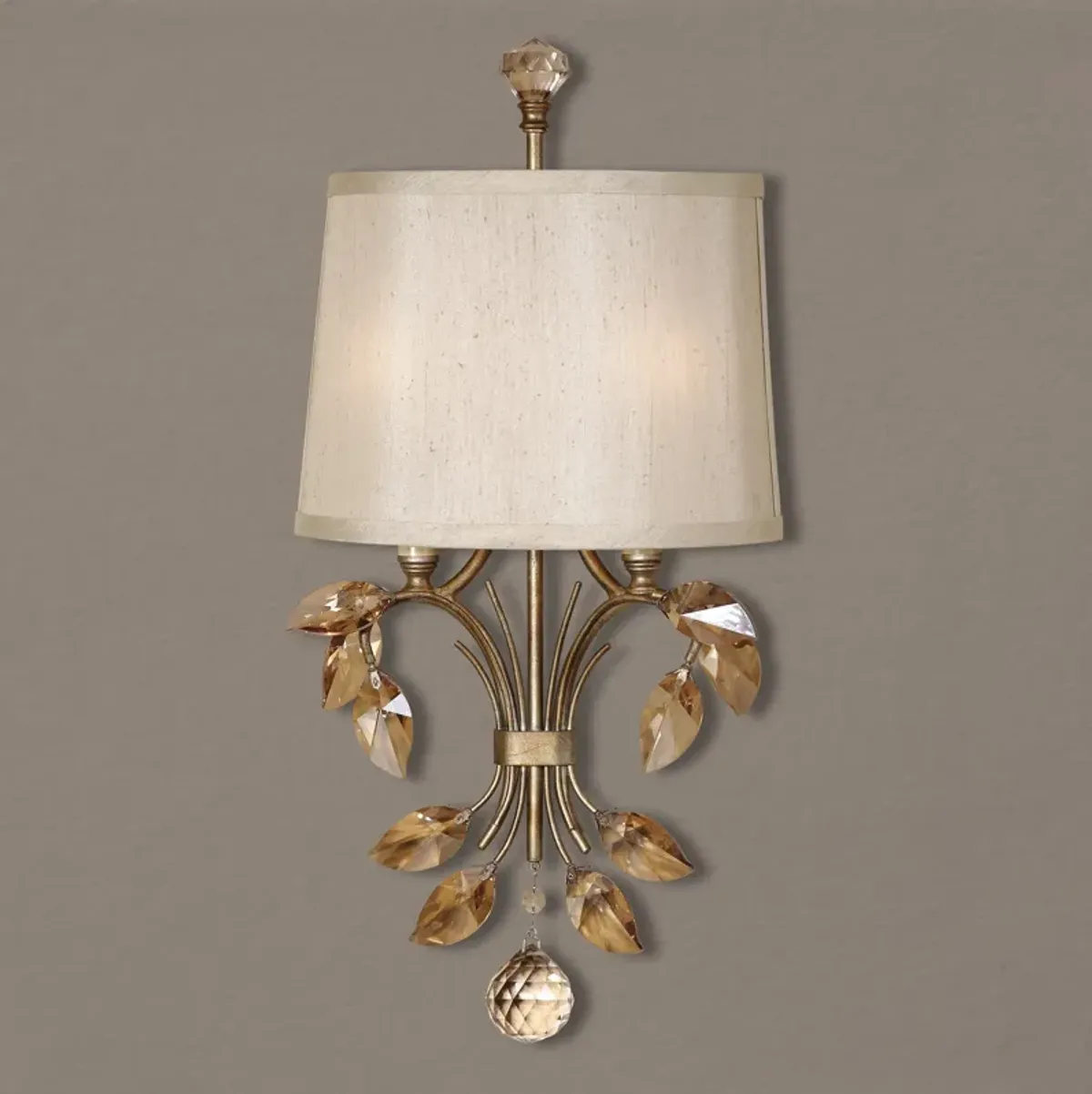 Alenya 2 Light Gold Wall Sconce