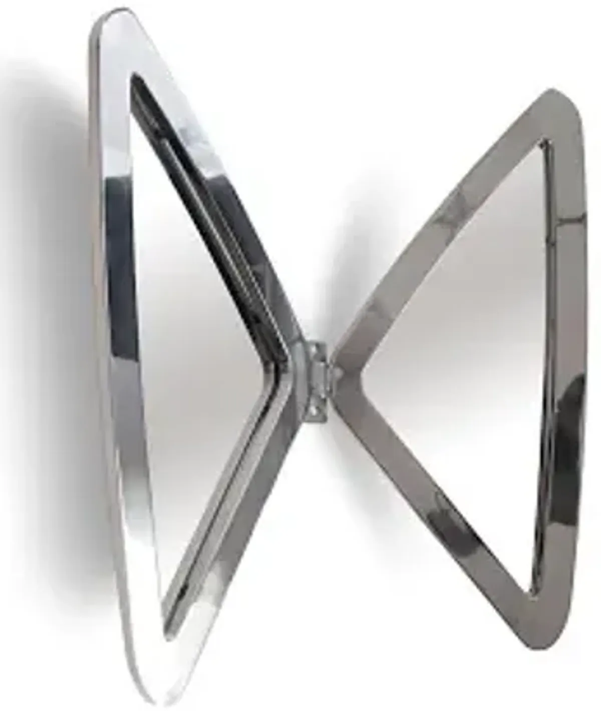 butterfly mirror, stainless steel