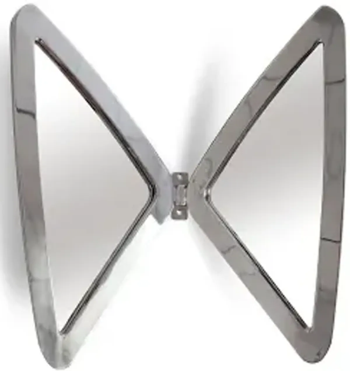 butterfly mirror, stainless steel