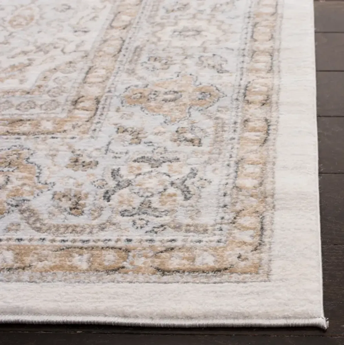 ISABELLA 916 CREAM  2'-2' x 17' Runner Rug