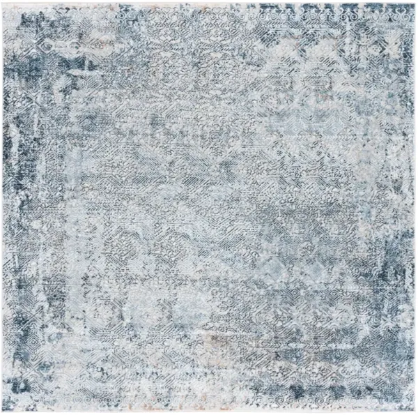 PARKER 119 BLUE  6'-7' x 6'-7' Square Square Rug