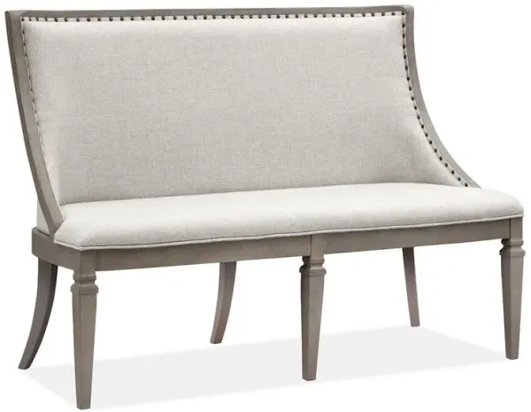 Bench w/Upholstered Seat & Back