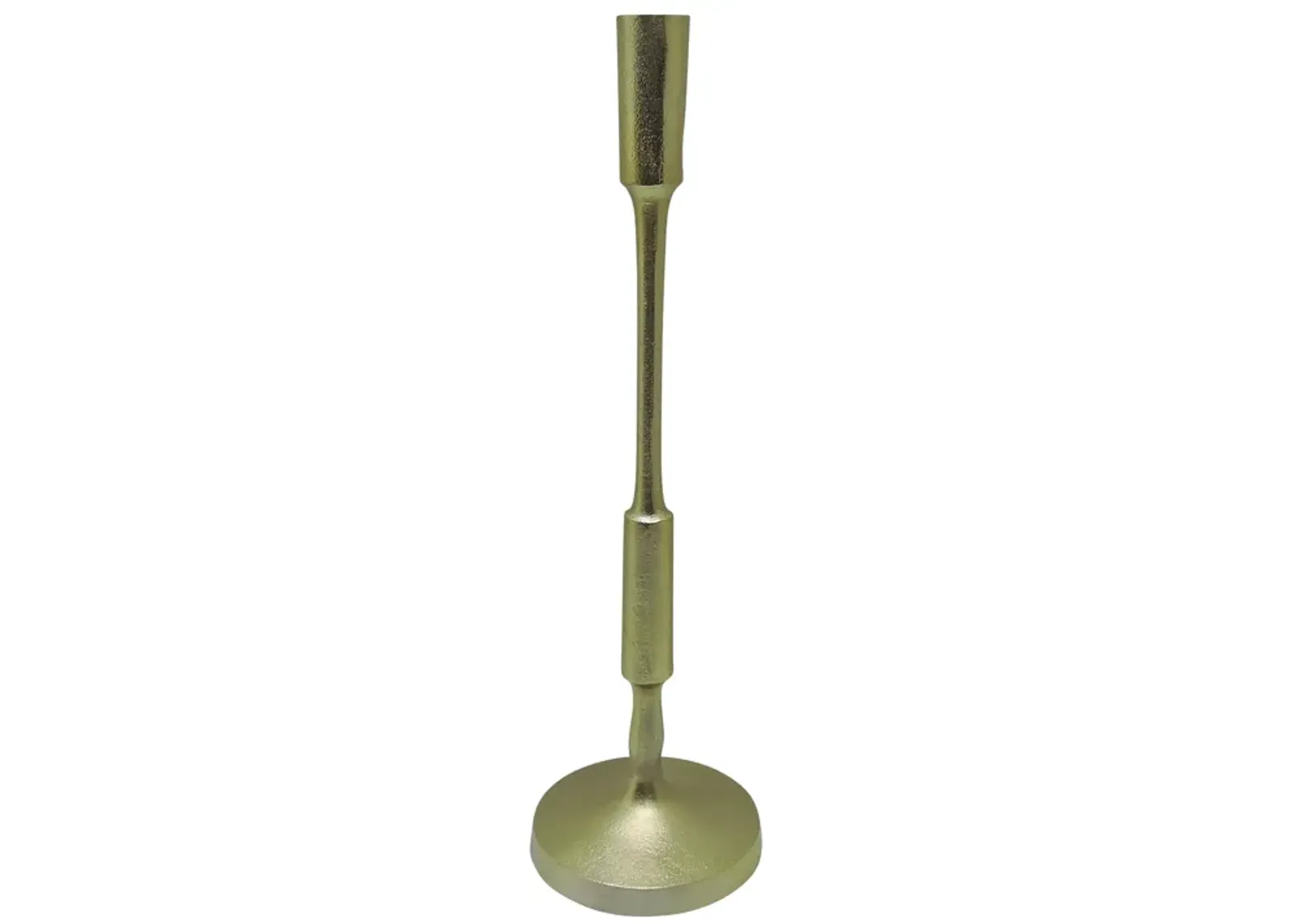 Metal, 16"h Taper Candle Holder, Champagne