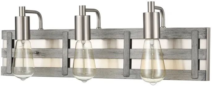 Brigantine 23" Wide 3-Light Vanity Light - Weathered Driftwood