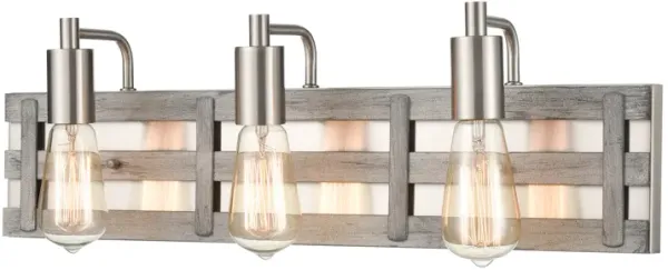 Brigantine 23" Wide 3-Light Vanity Light - Weathered Driftwood
