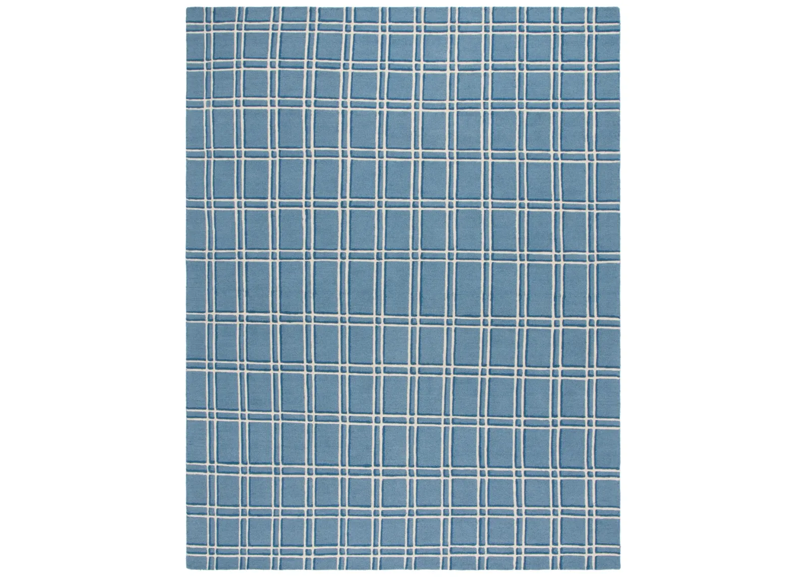 GENRE 601 BLUE  8' x 10' Large Rectangle Rug