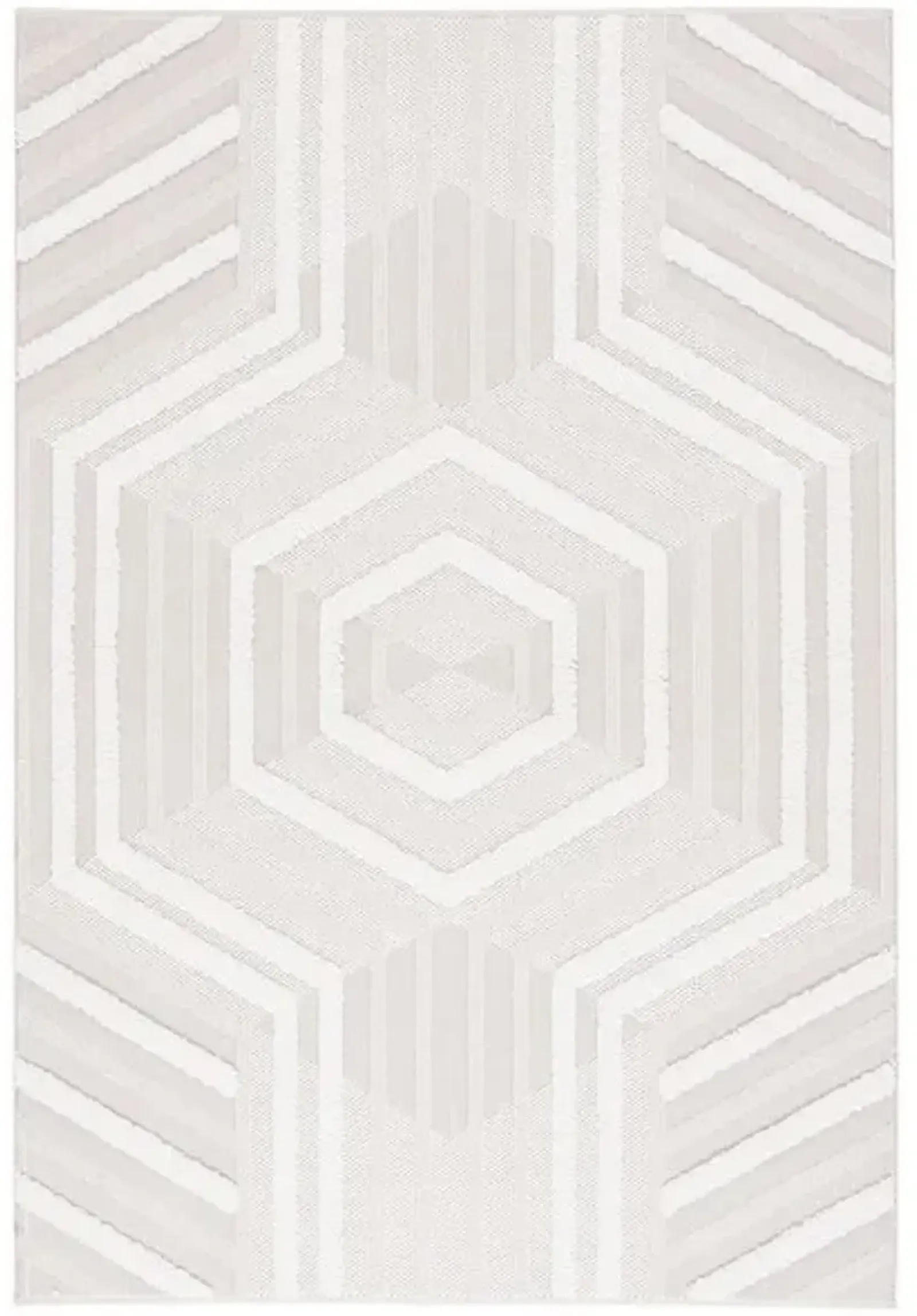 TRENDS 114 Beige 5'-3' X 7'-6' Medium Rectangle Rug