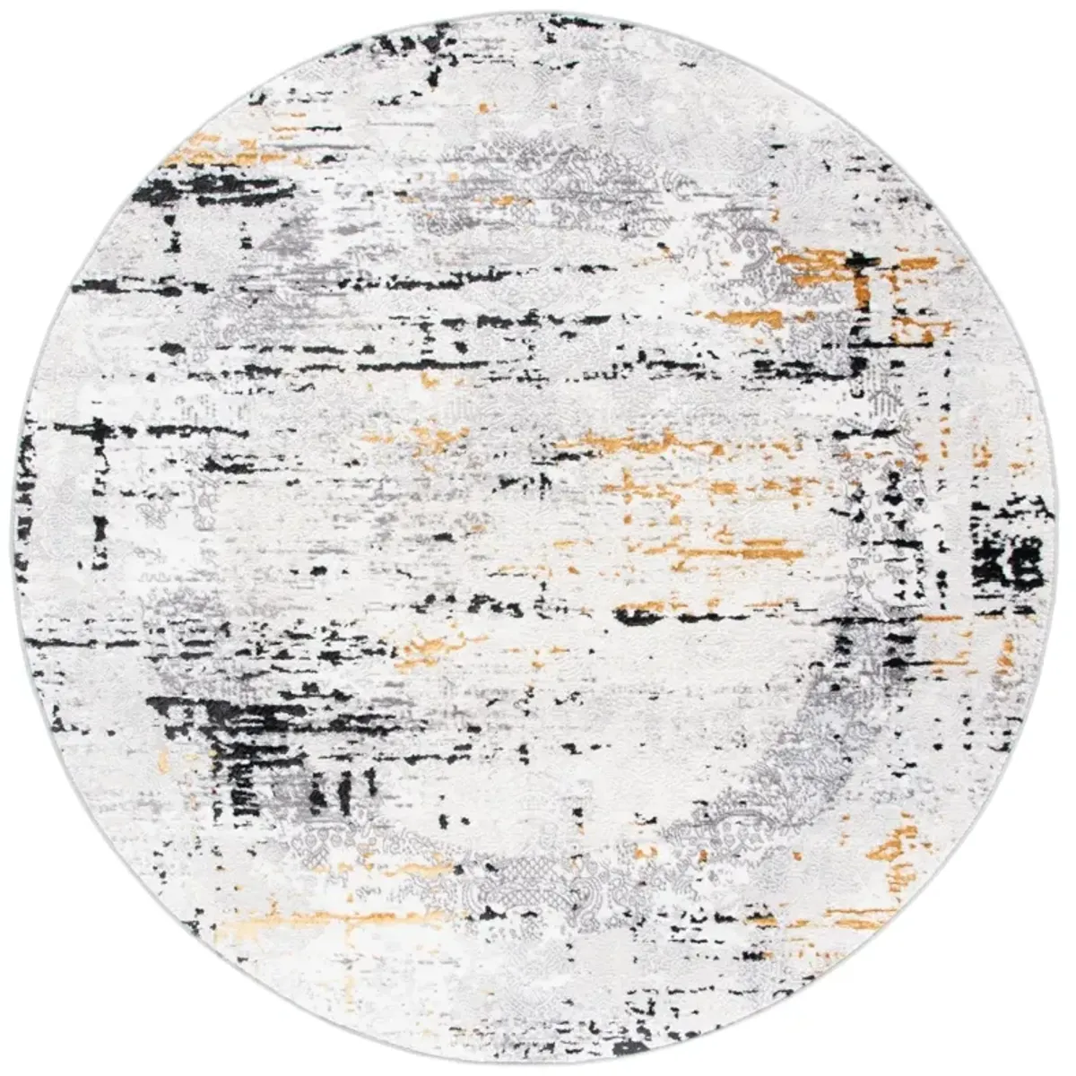 AMELIA 271 GREY  3' x 3' Round Round Rug