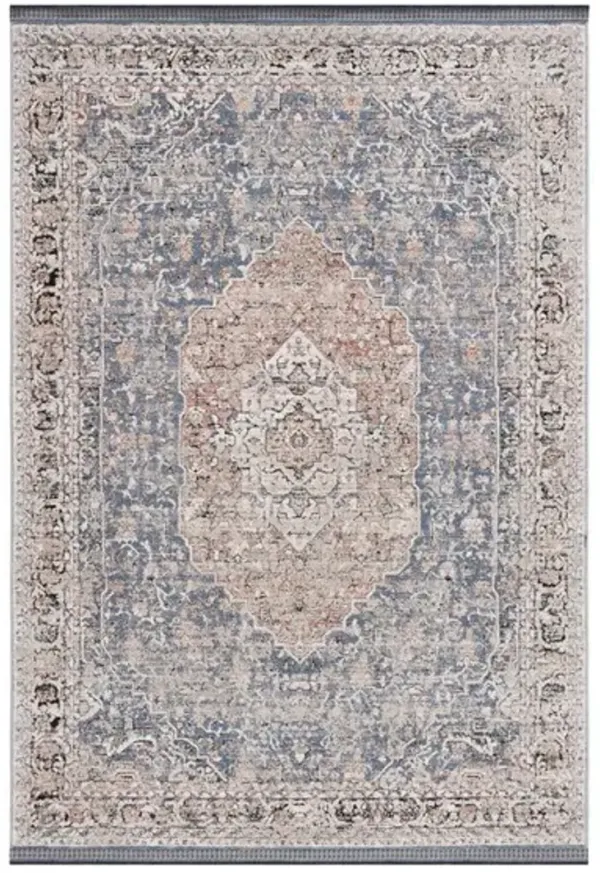 VIVALDI 565 Blue  5'-3' X 7'-6' Medium Rectangle Rug