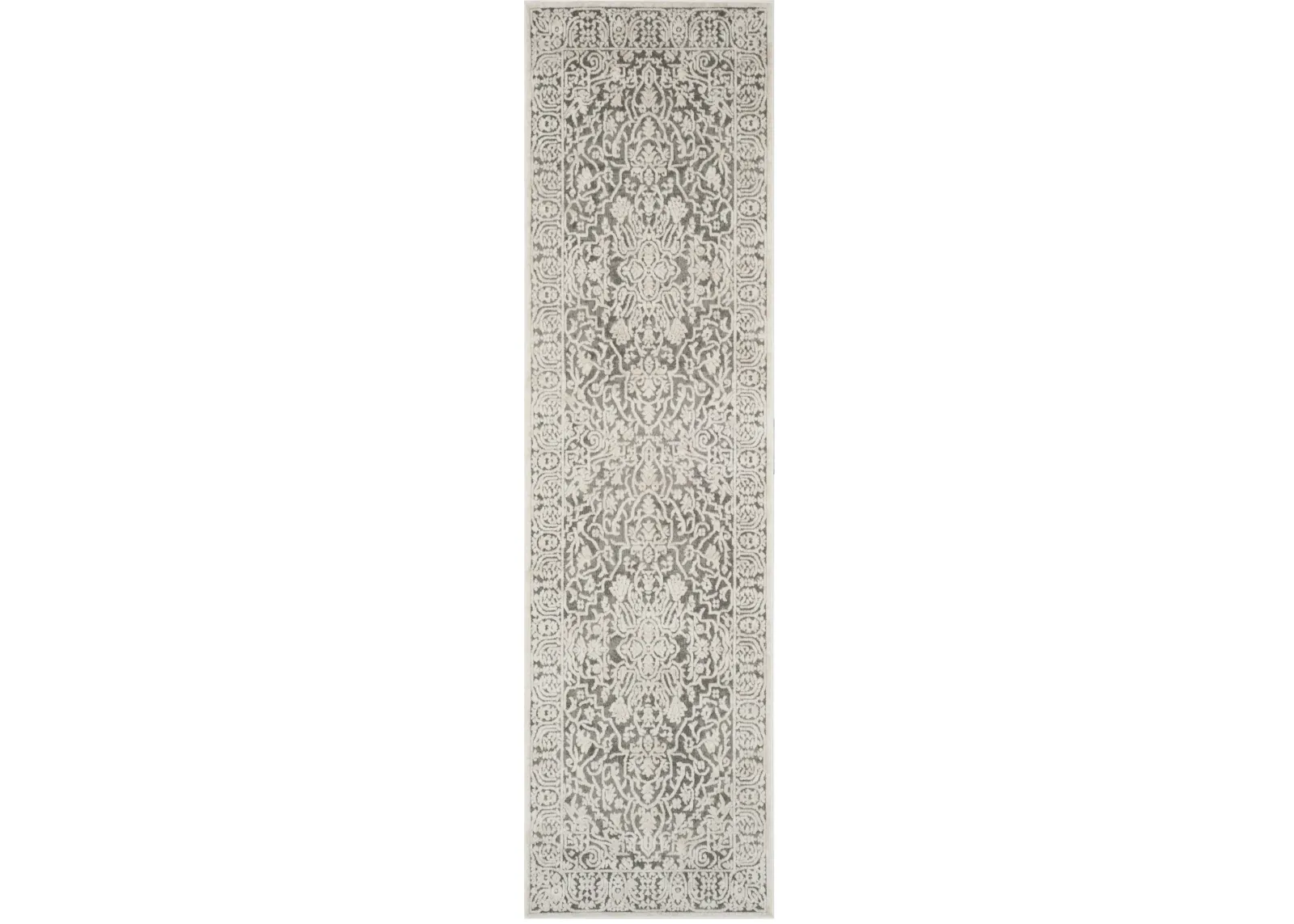 REFLECTION 670 DARK GREY  2'-3' x 20' Runner Rug