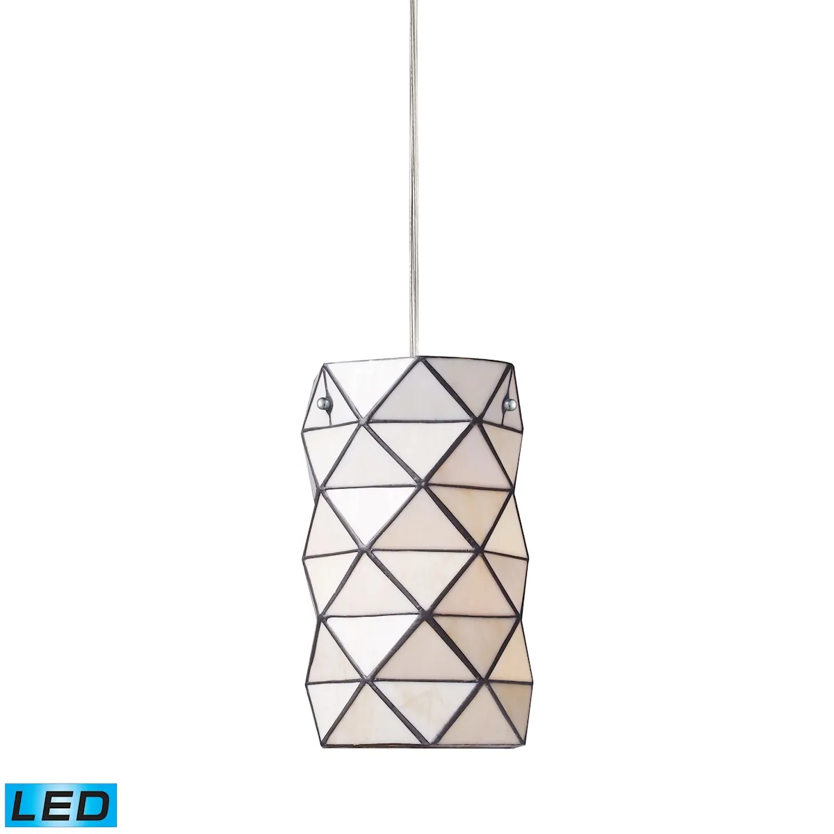 Tetra 7" Wide 1-Light Mini Pendant - Polished Chrome