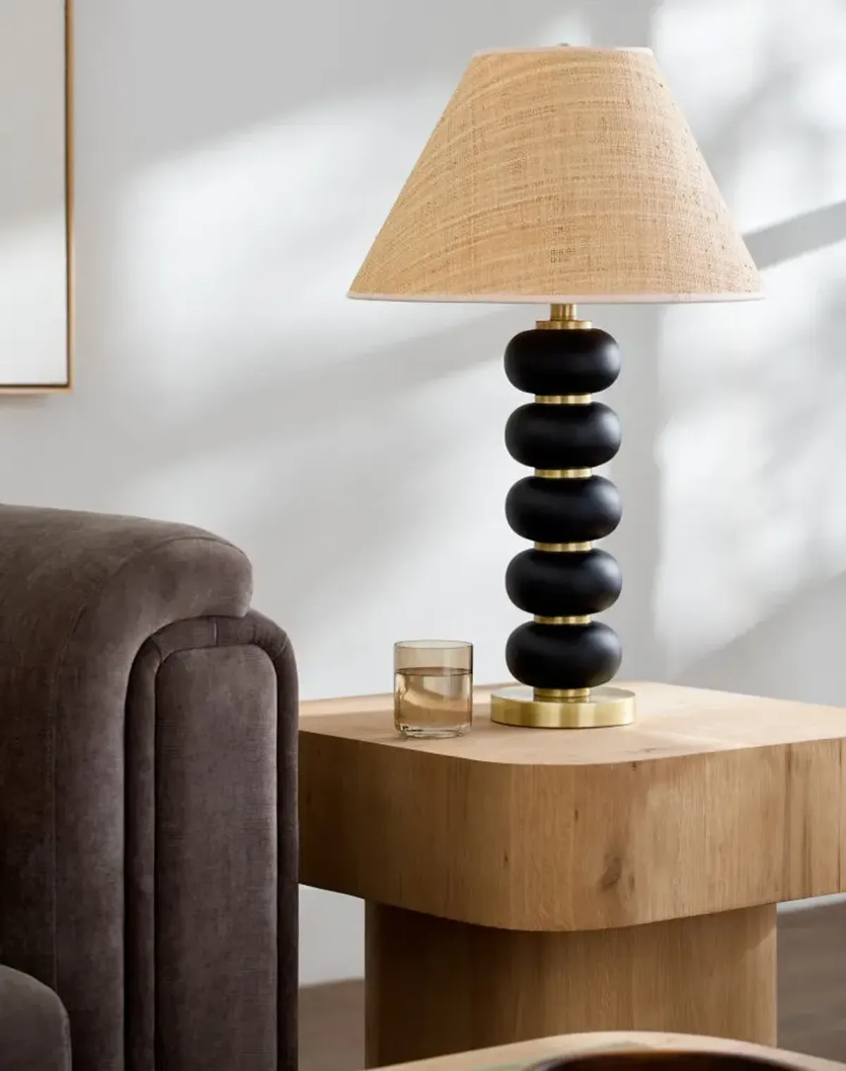 Anefis AFS-001 27"H x 17"W x 17"D Accent Table Lamp