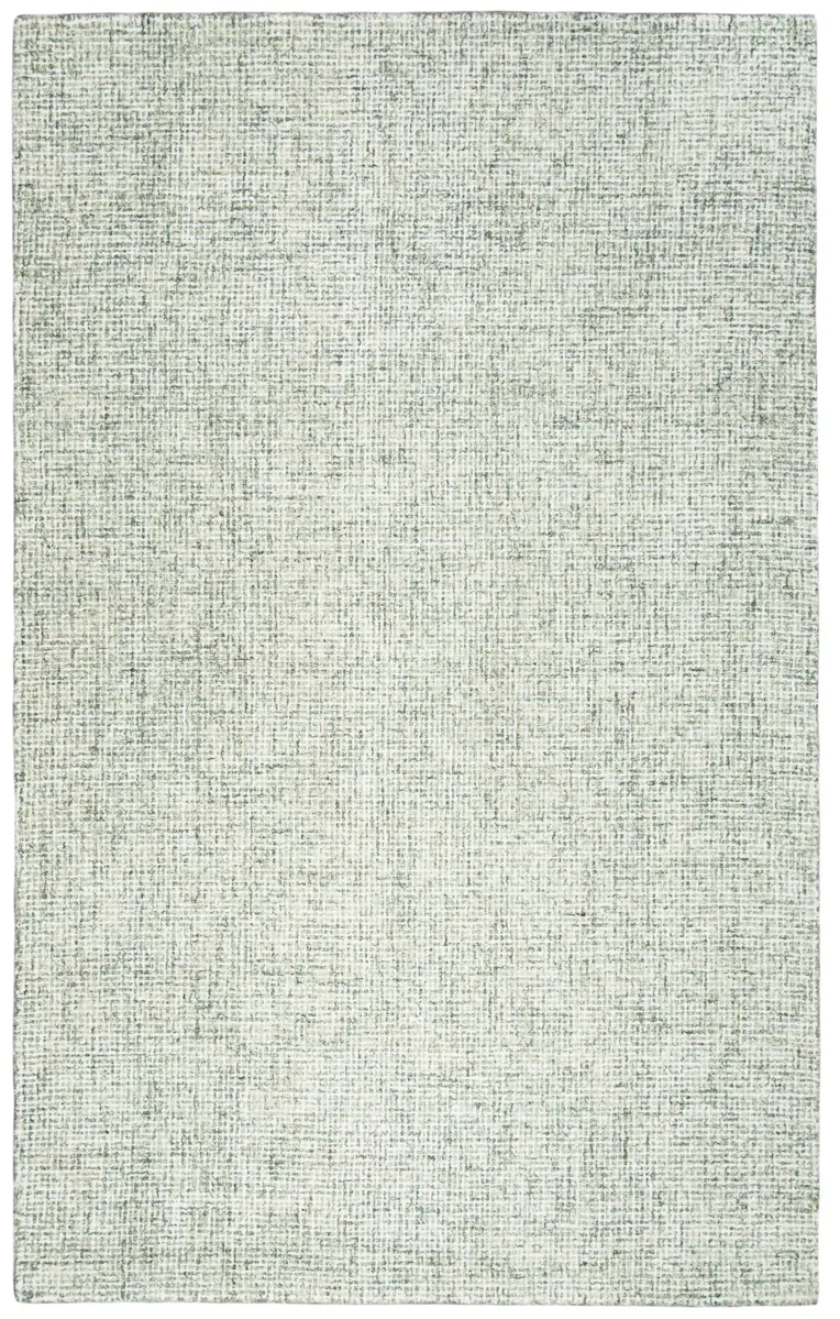 Brindleton Green Tweed Wool 5' x 8' Rectangle Rug