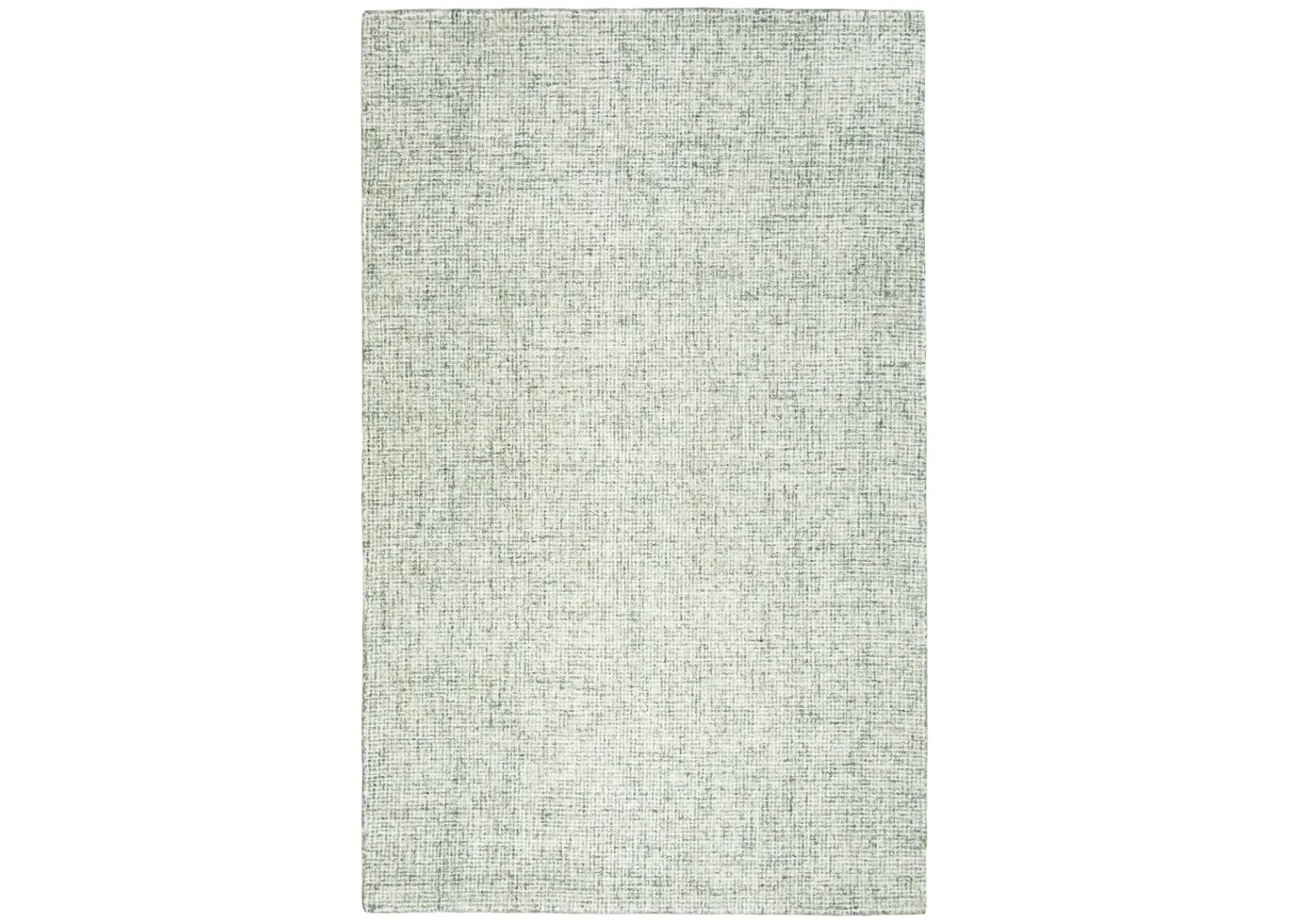 Brindleton Green Tweed Wool 5' x 8' Rectangle Rug