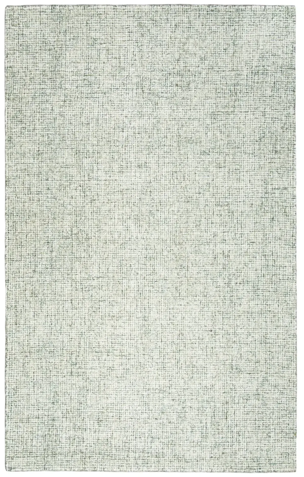 Brindleton Green Tweed Wool 5' x 8' Rectangle Rug