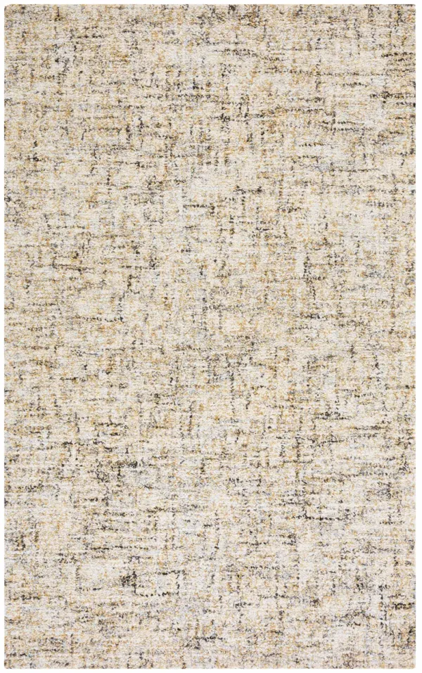 ABSTRACT Hand Tufted 5' x 8' area rug