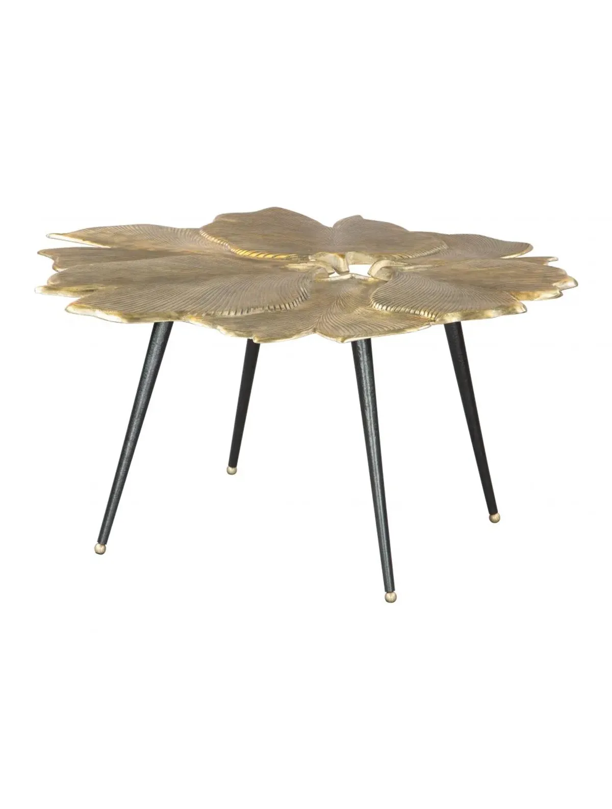 Gingko Coffee Table Antique Brass