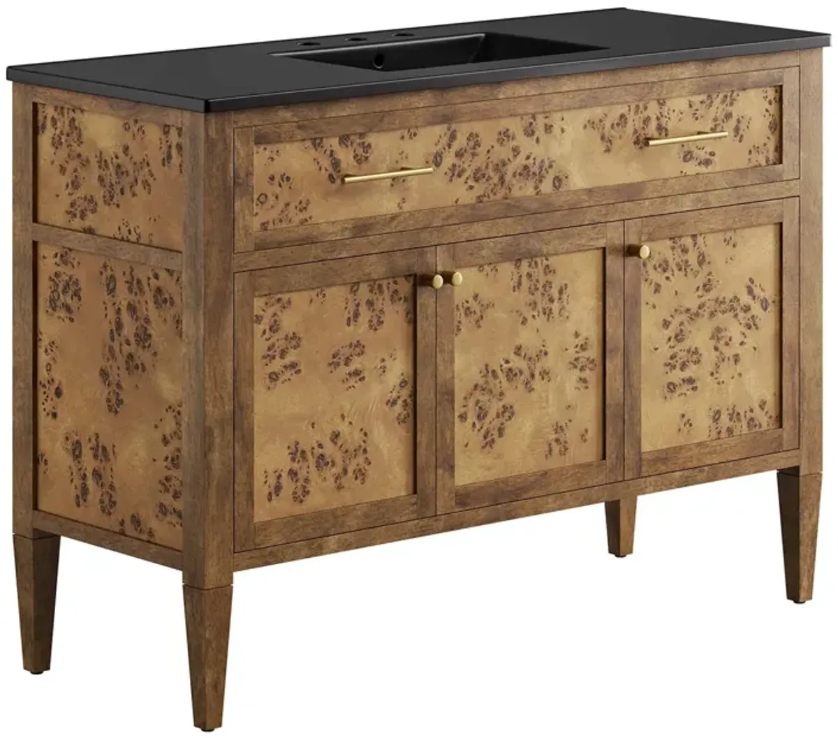 Elysian 48" Wood Single Sink Bathroom Vanity