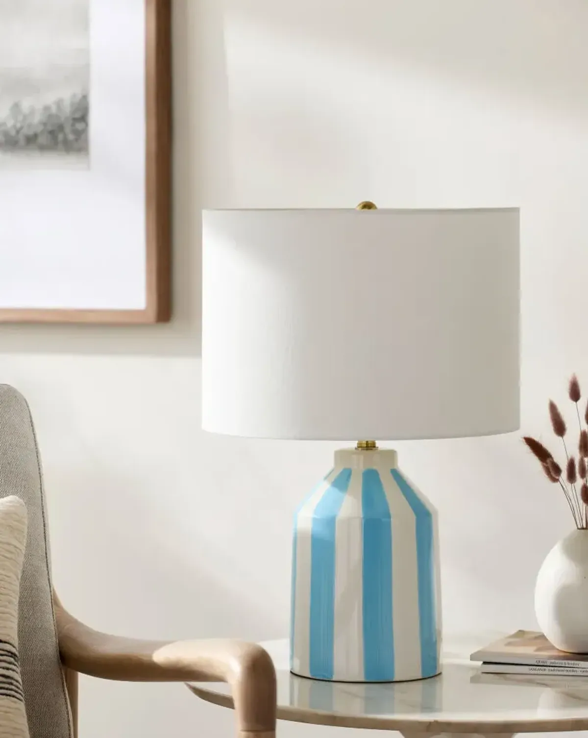 Rethel RHL-008 20"H x 13"W x 13"D Accent Table Lamp