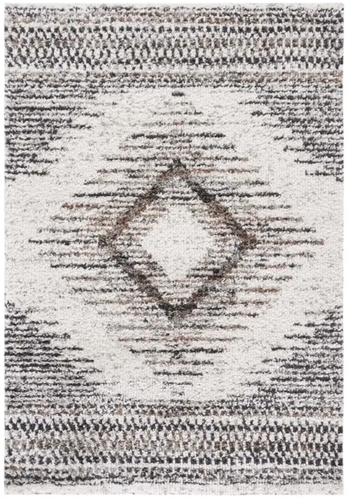 JERICHO SHAG 110 Black  6' X 9' Medium Rectangle Rug