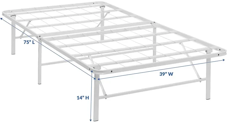 Horizon Twin Stainless Steel Bed Frame