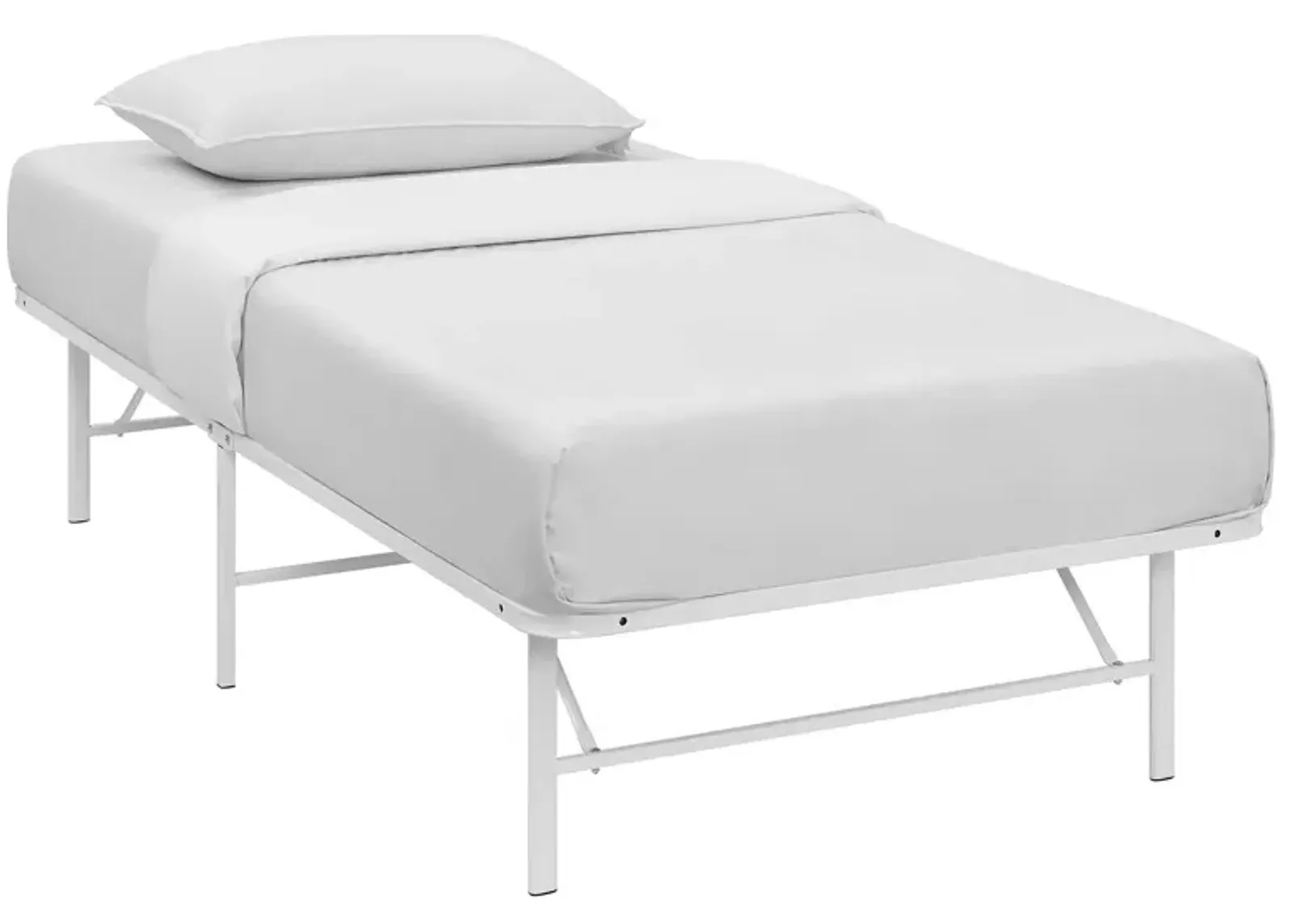 Horizon Twin Stainless Steel Bed Frame