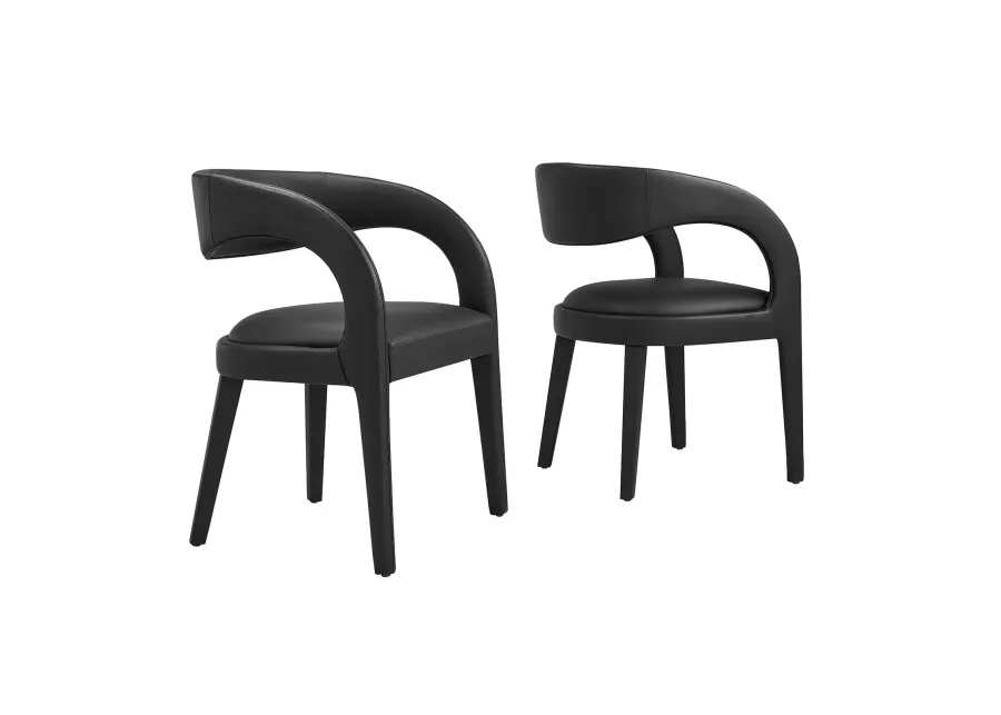 Pinnacle Vegan Dining Chair - Set of 2