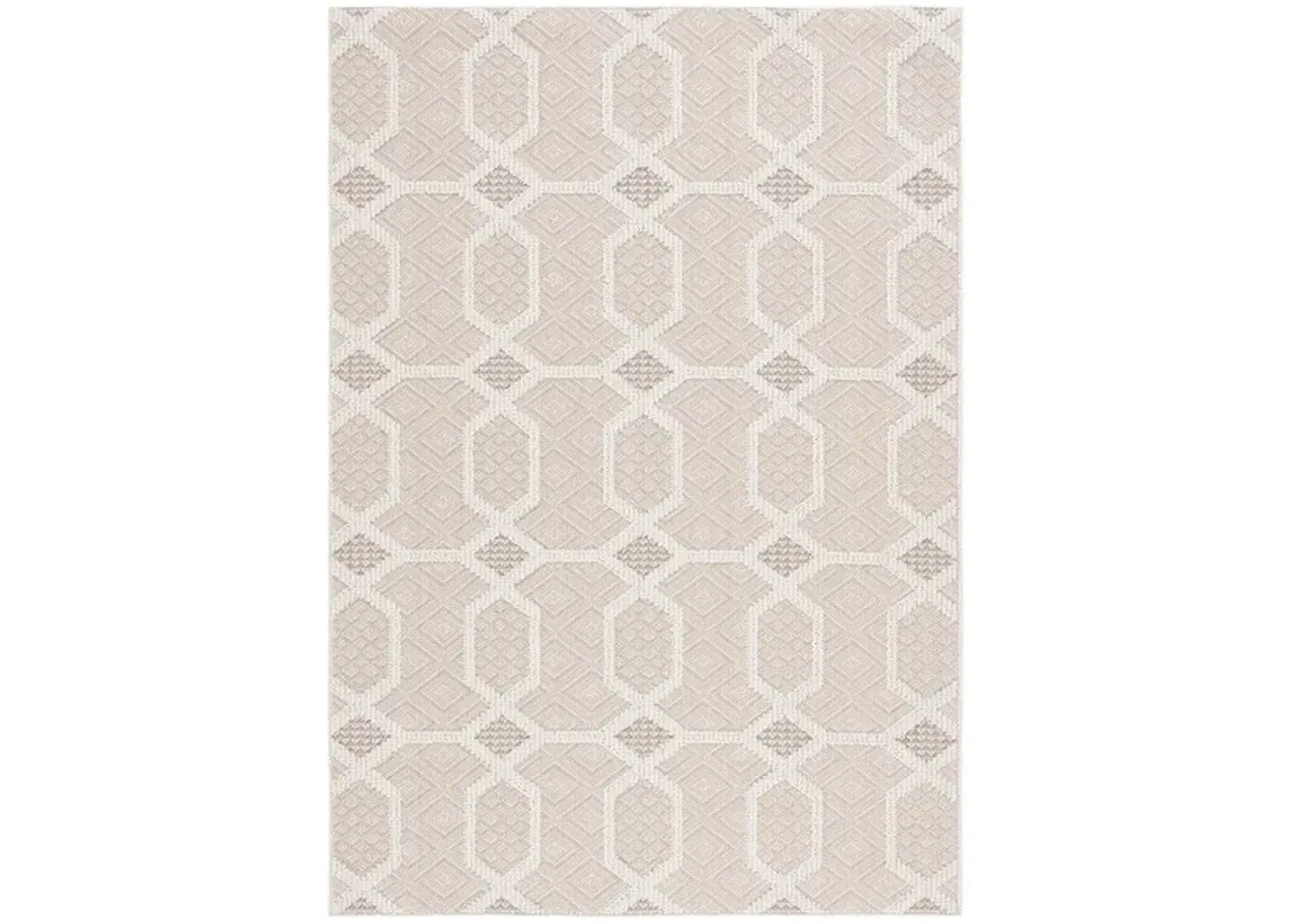 GLOBAL 416 Beige 4' X 6' Small Rectangle Rug